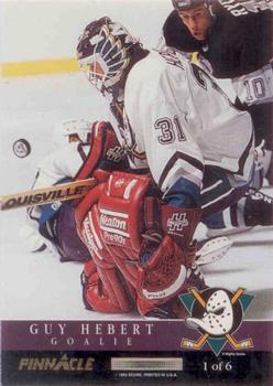 1993-94 Pinnacle - Expansion #1 John Vanbiesbrouck / Guy Hebert Back