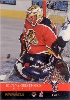 1993-94 Pinnacle - Expansion #1 John Vanbiesbrouck / Guy Hebert Front