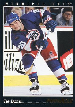 1993-94 Pinnacle Canadian #295 Tie Domi Front