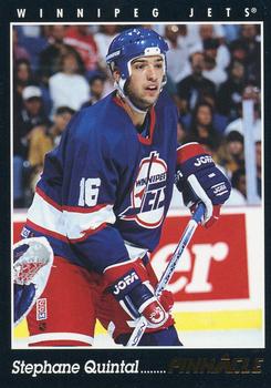 1993-94 Pinnacle Canadian #326 Stephane Quintal Front