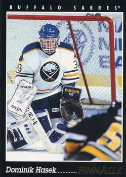 1993-94 Pinnacle Canadian #403 Dominik Hasek Front