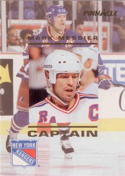 1993-94 Pinnacle Canadian - Captains #CA15 Mark Messier Front