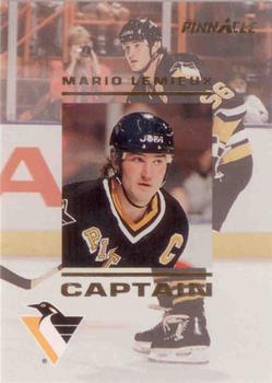 1993-94 Pinnacle Canadian - Captains #CA18 Mario Lemieux Front