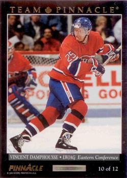 1993-94 Pinnacle Canadian - Team Pinnacle #10 Pavel Bure / Vincent Damphousse Back