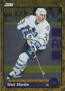 1993-94 Score - Gold Rush #635 Matt Martin Front