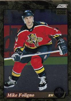 1993-94 Score - Gold Rush #647 Mike Foligno Front