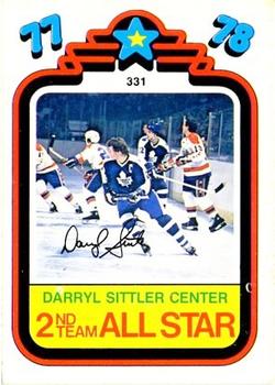 1978-79 O-Pee-Chee #331 Darryl Sittler Front