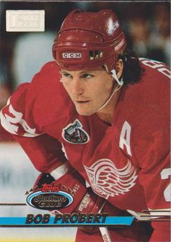 1993-94 Stadium Club - First Day Issue #137 Bob Probert Front