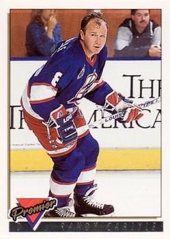 1993-94 Topps Premier - Gold #86 Randy Carlyle Front