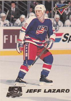 1993-94 Topps Premier - Team USA #21 Jeff Lazaro Front