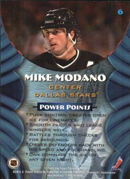 1994-95 Finest - Bowman's Best Refractors Veterans #6 Mike Modano Back