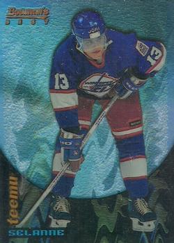 1994-95 Finest - Bowman's Best Refractors Veterans #14 Teemu Selanne Front