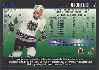 1994-95 O-Pee-Chee Premier - Special Effects #2 Darren Turcotte Back