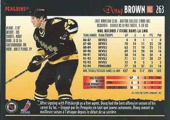 1994-95 O-Pee-Chee Premier - Special Effects #263 Doug Brown Back