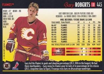 1994-95 O-Pee-Chee Premier - Special Effects #445 Gary Roberts Back