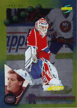 1994-95 Score - Gold Line #21 Ron Tugnutt Front