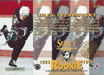 1994-95 Select - Certified Gold #169 Oleg Tverdovsky Back