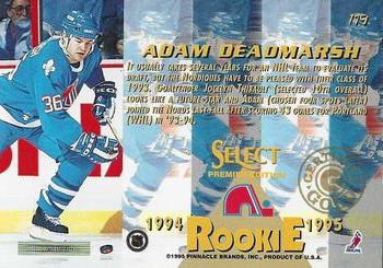 1994-95 Select - Certified Gold #179 Adam Deadmarsh Back
