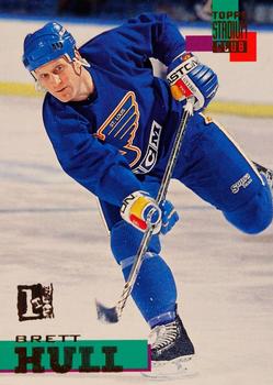 1994-95 Stadium Club - First Day Issue #100 Brett Hull Front