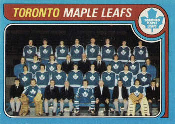 1979-80 Topps #258 Toronto Maple Leafs Front