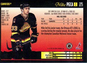 1994-95 Topps Premier - Special Effects #275 Mike Peca Back