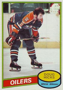 1980-81 O-Pee-Chee #221 Doug Hicks Front