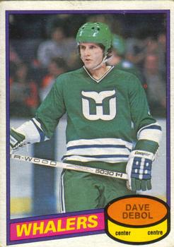 1980-81 O-Pee-Chee #381 Dave Debol Front