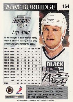 1995-96 Score - Black Ice #164 Randy Burridge Back