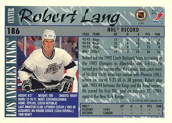 1995-96 Topps - O-Pee-Chee #186 Robert Lang Back