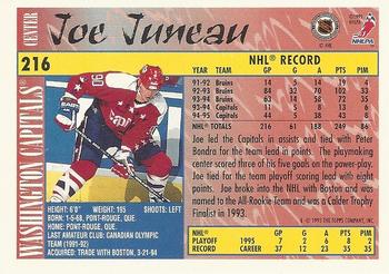 1995-96 Topps - O-Pee-Chee #216 Joe Juneau Back