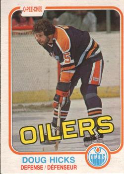 1981-82 O-Pee-Chee #114 Doug Hicks Front