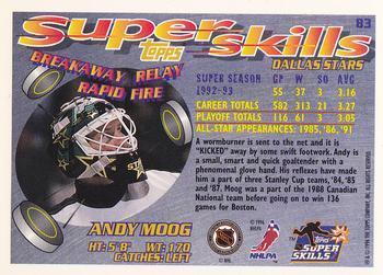 1995-96 Topps Super Skills - Platinum #83 Andy Moog Back