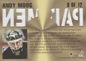 1995-96 Ultra - Premier Pad Men Gold Medallion #8 Andy Moog Back