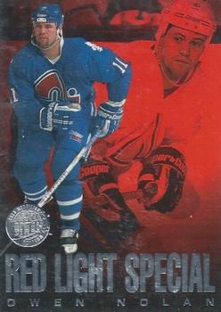 1995-96 Ultra - Red Light Special Gold Medallion #8 Owen Nolan Front