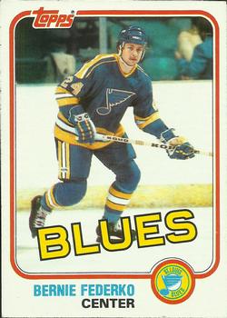 1981-82 Topps #12 Bernie Federko Front