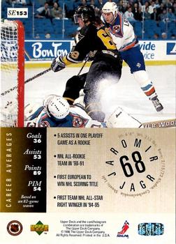 1995-96 Upper Deck - Special Edition Gold #SE153 Jaromir Jagr Back