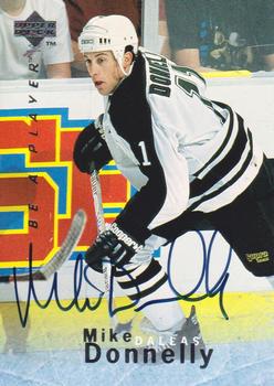 1995-96 Upper Deck Be a Player - Autographs #S80 Mike Donnelly Front