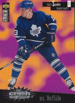 1996-97 Collector's Choice - You Crash the Game Silver #C29 Mats Sundin Front