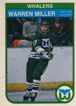 1982-83 O-Pee-Chee #127 Warren Miller Front