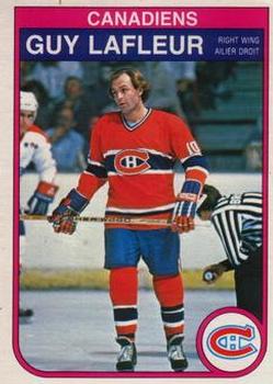 1982-83 O-Pee-Chee #186 Guy Lafleur Front