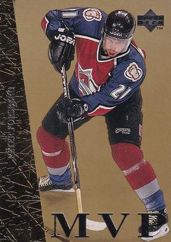1996-97 Collector's Choice - Upper Deck MVP Gold #UD3 Peter Forsberg Front