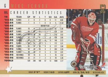 1996-97 Donruss - Press Proofs #52 Mike Vernon Back