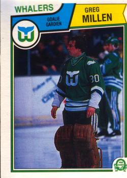 1983-84 O-Pee-Chee #143 Greg Millen Front