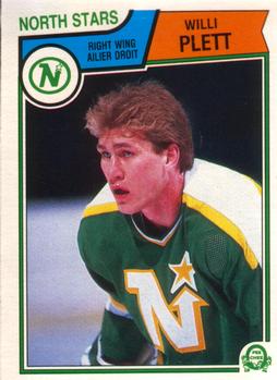 1983-84 O-Pee-Chee #179 Willi Plett Front