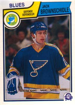 1983-84 O-Pee-Chee #311 Jack Brownschidle Front