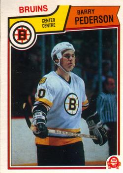 1983-84 O-Pee-Chee #57 Barry Pederson Front