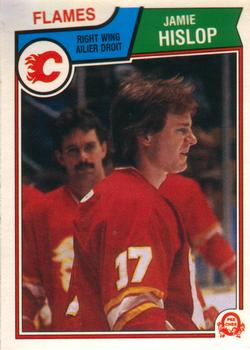 1983-84 O-Pee-Chee #83 Jamie Hislop Front