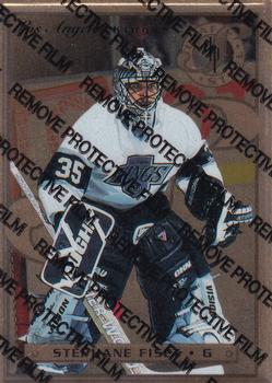 1996-97 Leaf Preferred - Steel Gold #15 Stephane Fiset Front