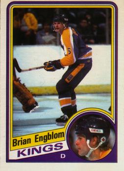 1984-85 O-Pee-Chee #83 Brian Engblom Front