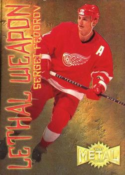 1996-97 Metal Universe - Lethal Weapons Super Power #3 Sergei Fedorov Front